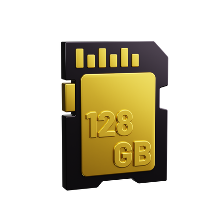 Carte mémoire  3D Icon
