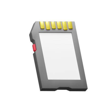 Carte mémoire  3D Icon