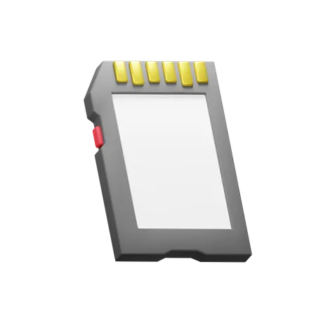 Carte mémoire  3D Icon