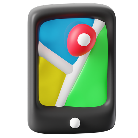 Carte mobile  3D Icon