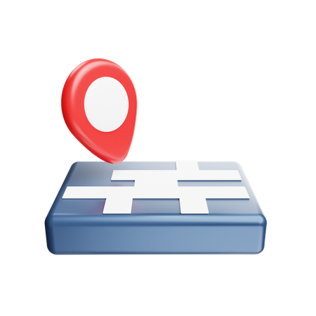 Navigation cartographique  3D Icon