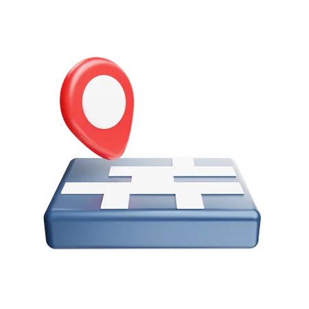 Navigation cartographique  3D Icon