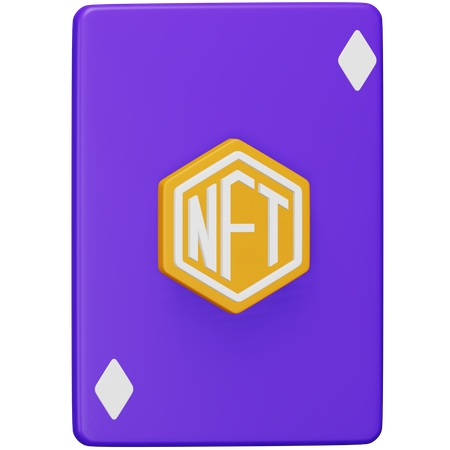 Carte nft  3D Icon