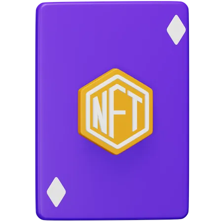 Carte nft  3D Icon