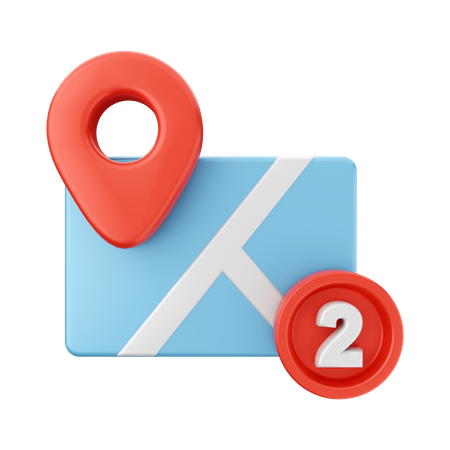 Notification de carte  3D Icon