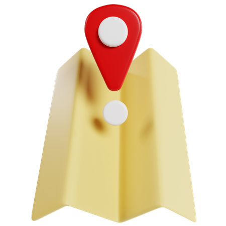 Épingle de carte  3D Icon