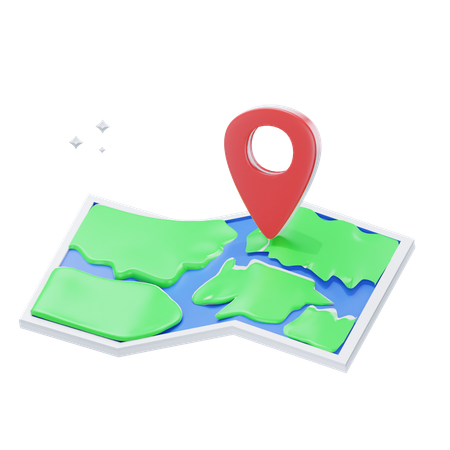 Épingle de carte  3D Icon