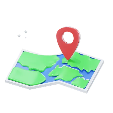 Épingle de carte  3D Icon