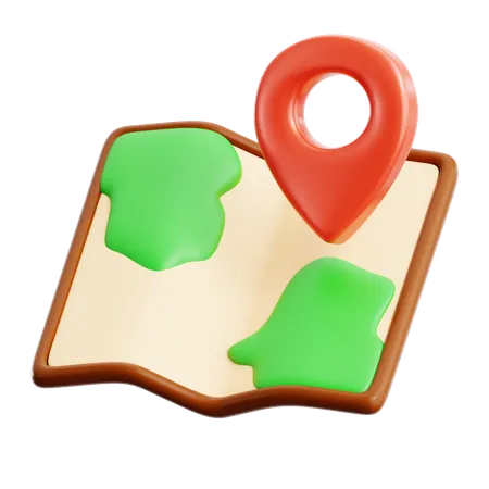 Épingle de carte  3D Icon