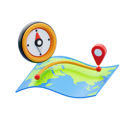 Épingle de carte  3D Icon