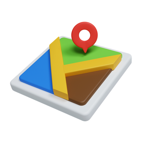 Épingle de carte  3D Icon