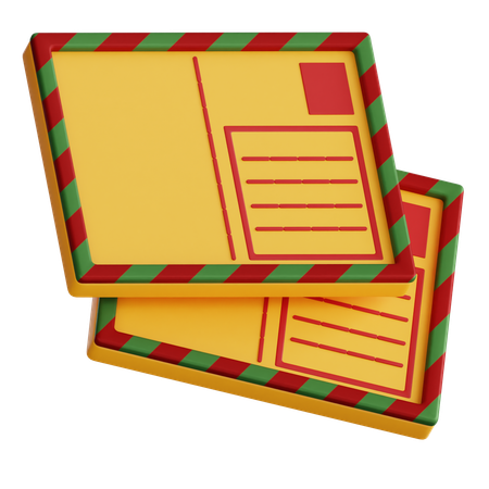 Carte postale  3D Icon