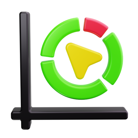 Carte radar  3D Icon