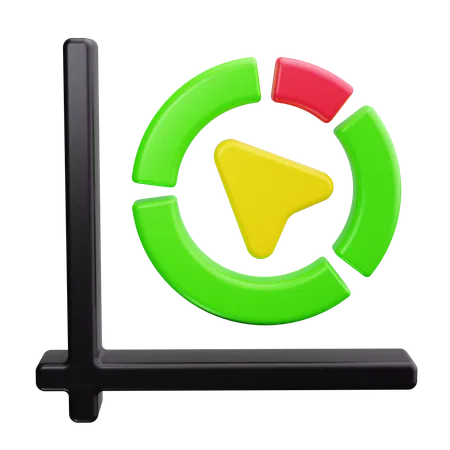 Carte radar  3D Icon