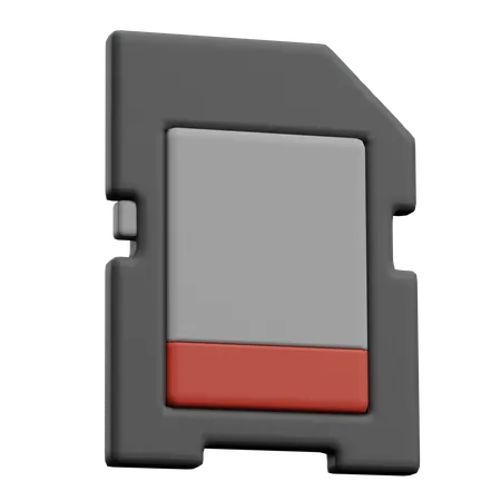 Carte SD  3D Icon