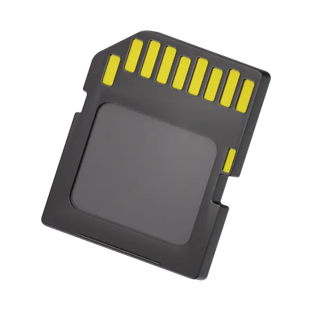 Carte SD  3D Icon