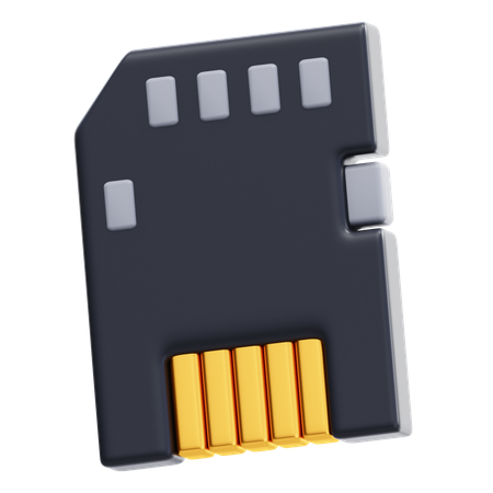 Carte SD  3D Icon