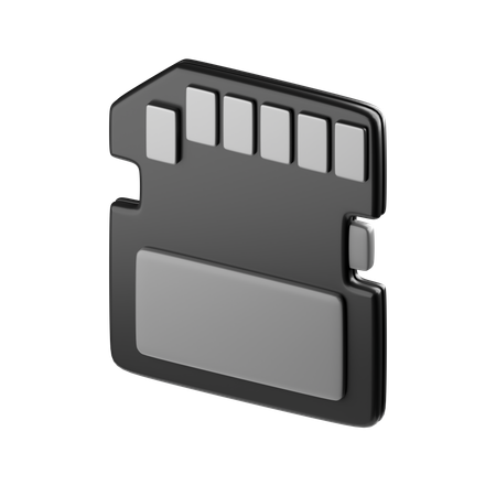 Carte SD  3D Icon