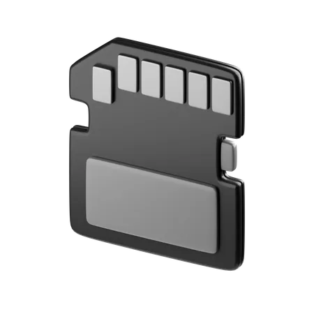 Carte SD  3D Icon