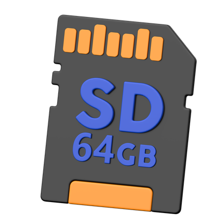 Carte SD  3D Icon