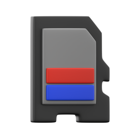 Carte SD  3D Icon