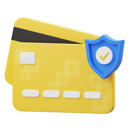 Carte sécurisée  3D Icon