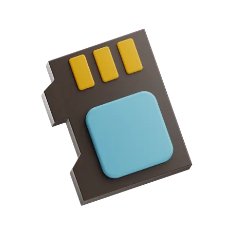 Carte SIM  3D Icon