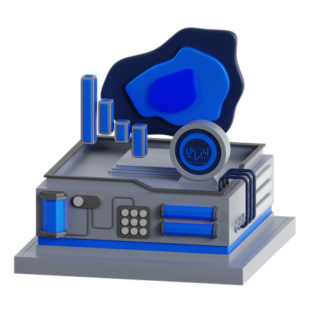 Carte de chaleur  3D Icon