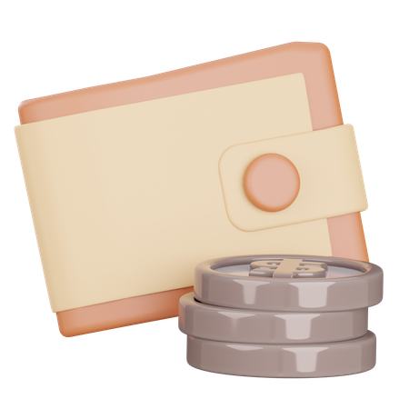 Carteira  3D Icon