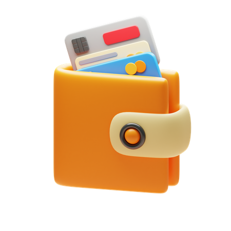 Carteira  3D Icon