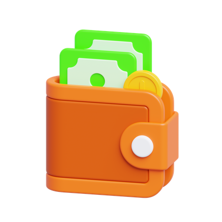 Carteira  3D Icon