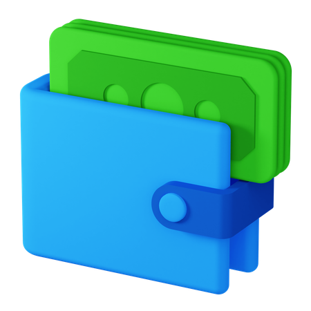 Carteira  3D Icon