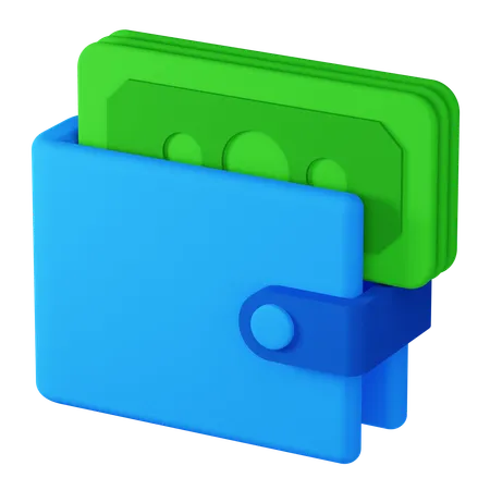 Carteira  3D Icon