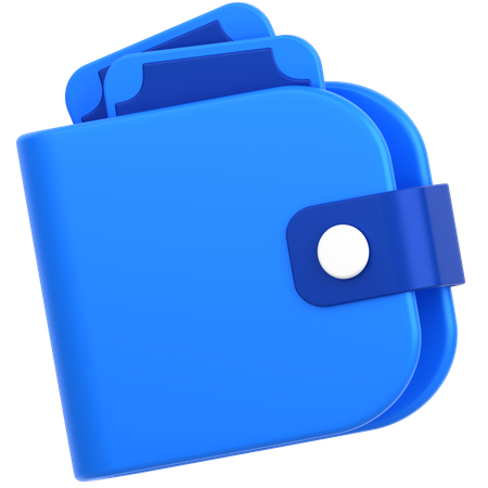 Carteira  3D Icon