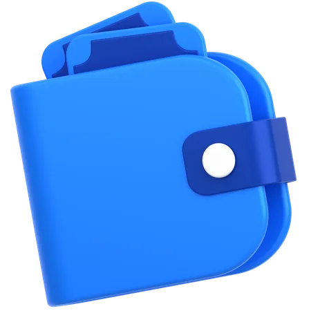 Carteira  3D Icon