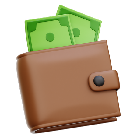 Carteira  3D Icon