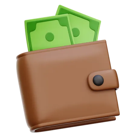Carteira  3D Icon
