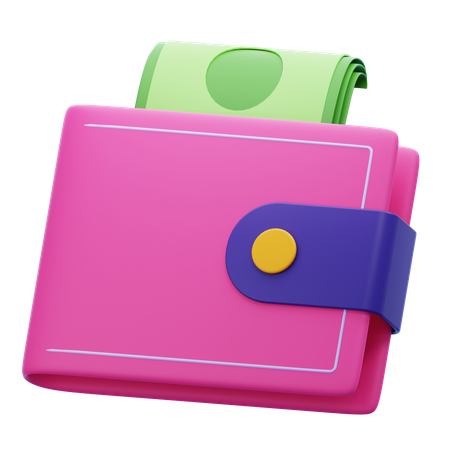 Carteira  3D Icon