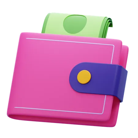 Carteira  3D Icon