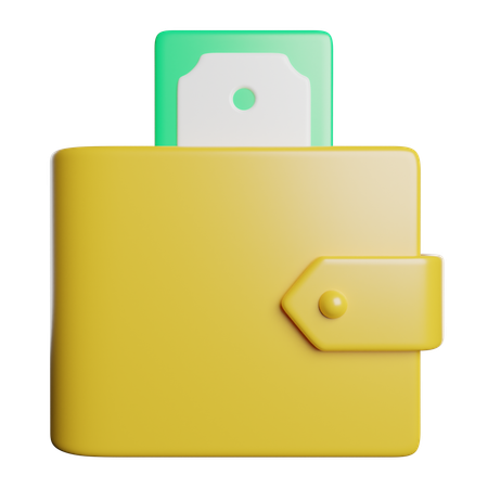 Carteira  3D Icon