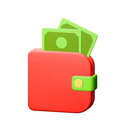 Carteira  3D Icon