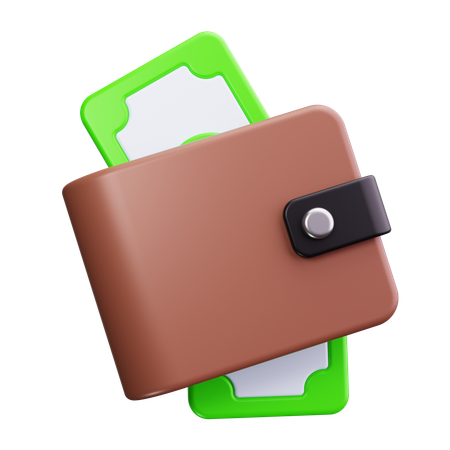 Carteira  3D Icon