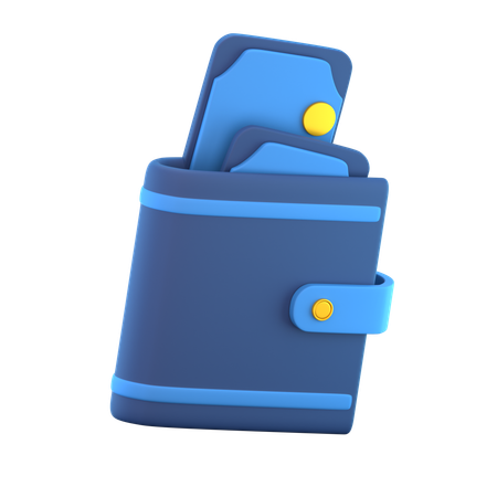 Carteira  3D Icon