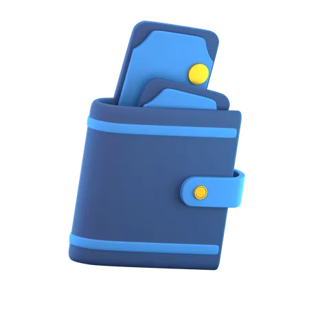 Carteira  3D Icon