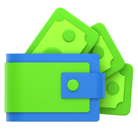 Carteira  3D Icon