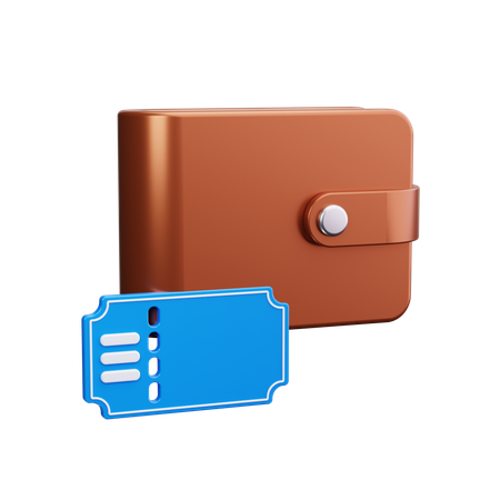 Carteira  3D Icon