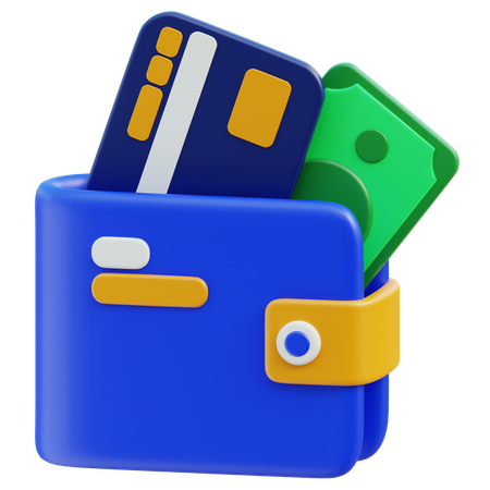Carteira  3D Icon