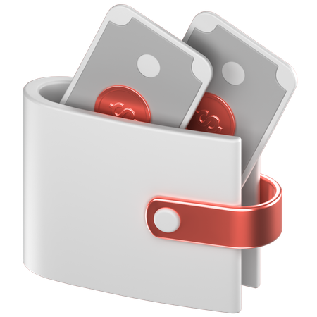 Carteira  3D Icon