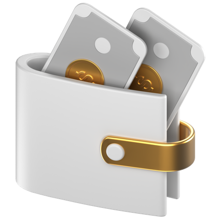 Carteira  3D Icon