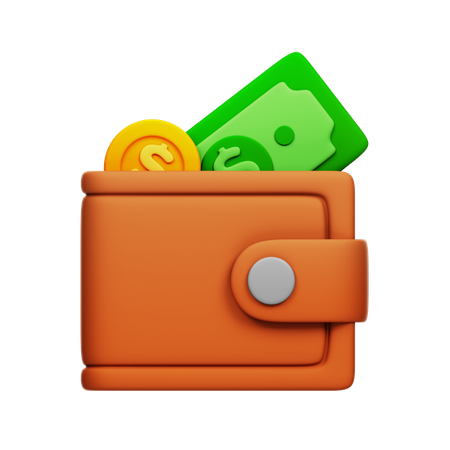 Carteira  3D Icon